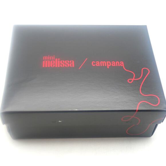 NEW Mini Melissa Rose Glitter Campana Mary Jane Shoes Sandals Toddler Girls 7 - Picture 12 of 13